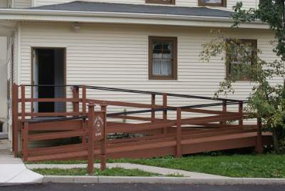 stair free access ramp